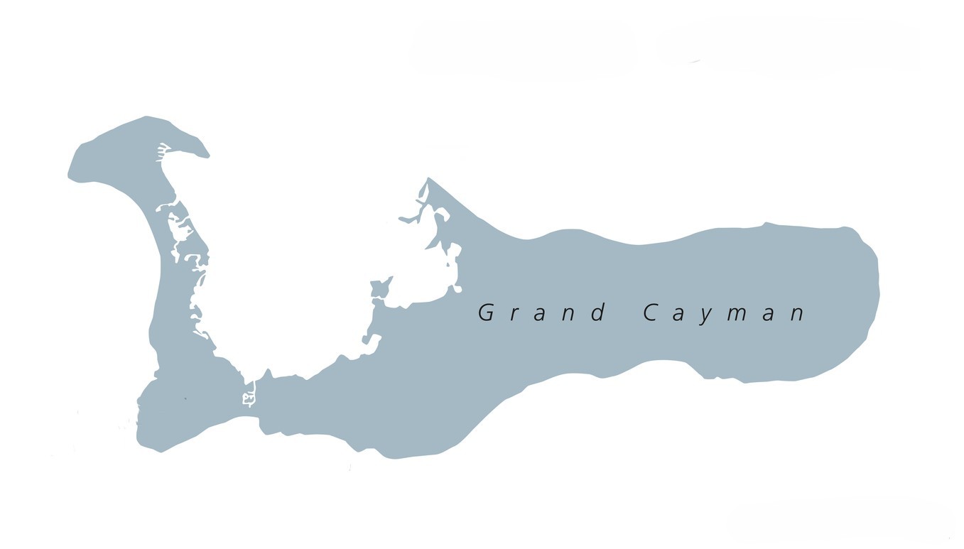 Map of the Cayman Islands