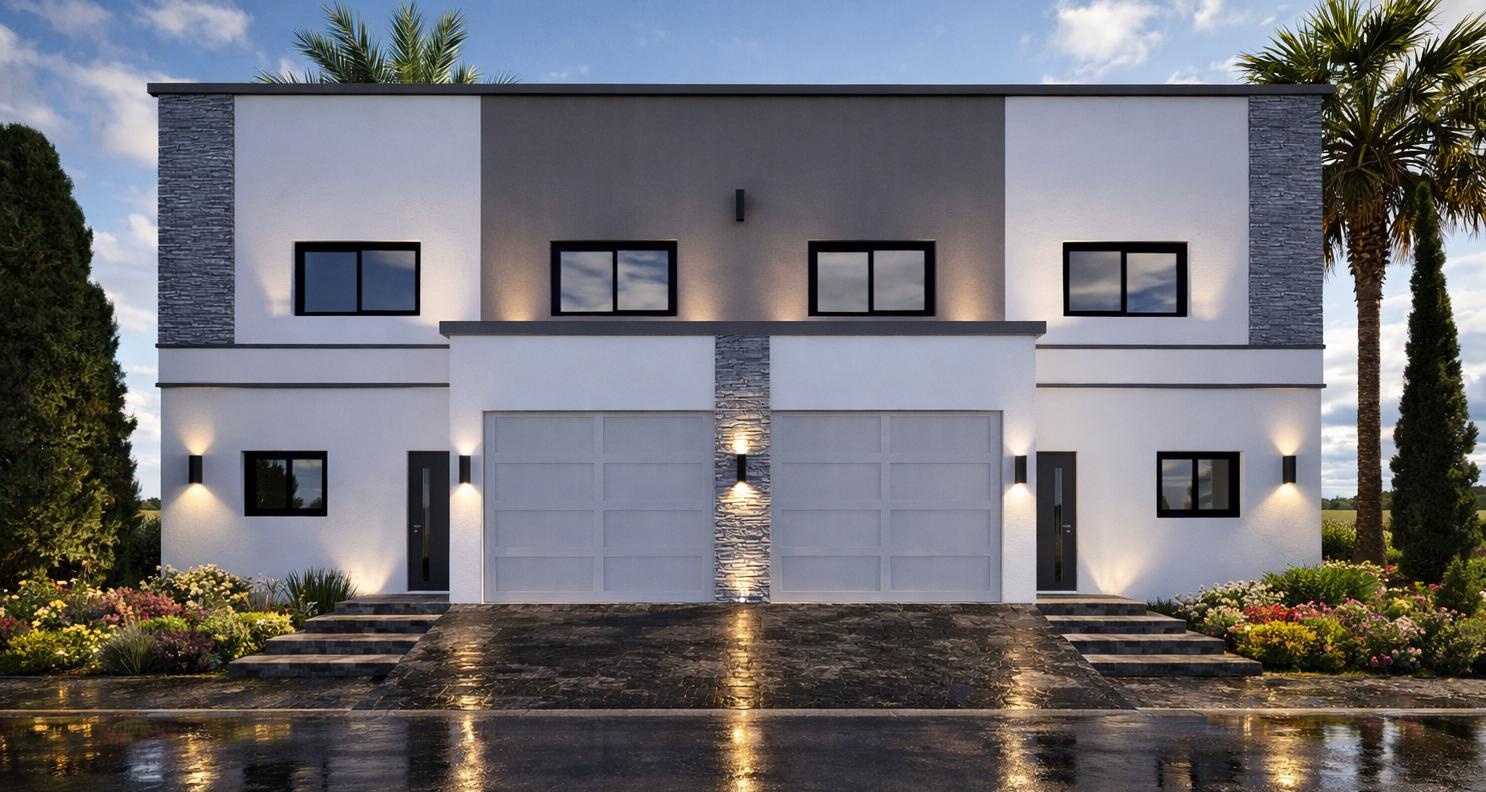 DUPLEX LOT WITH PLANS IN THE BRAND NEW - NEW TOWN DEVELOPMENT