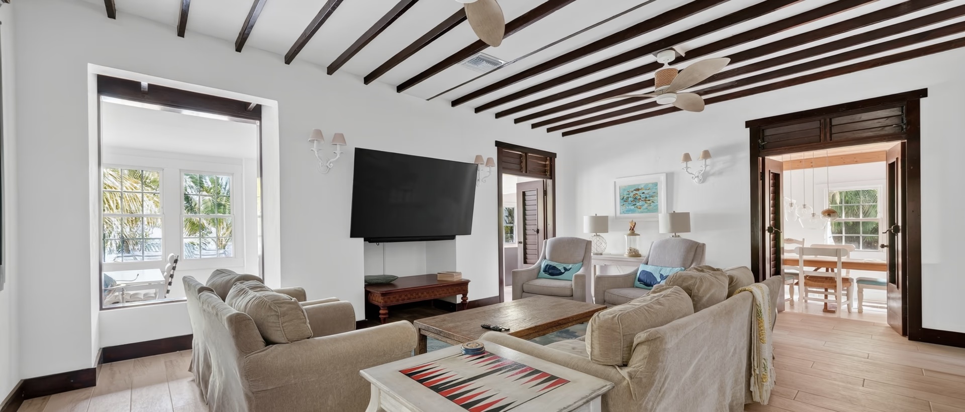 4 Bed Oceanfront Rental In West Bay