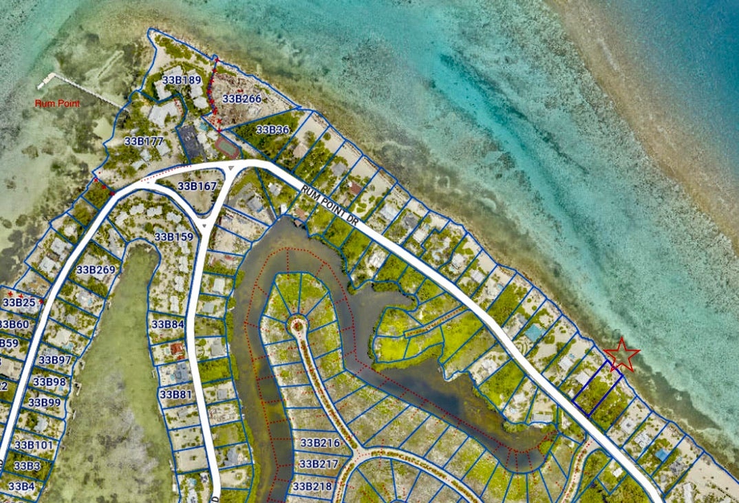 RUM POINT BEACHFRONT LOT WITH CORAL REEF, KY
